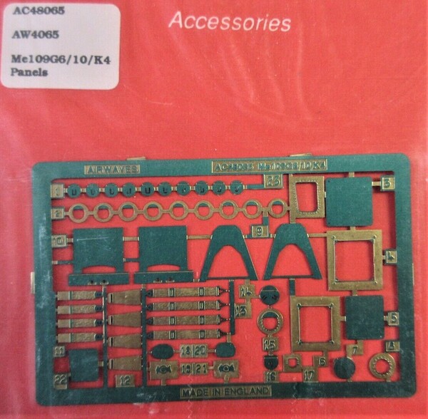 Detailset Me109G6/G10/K Panels AC48065