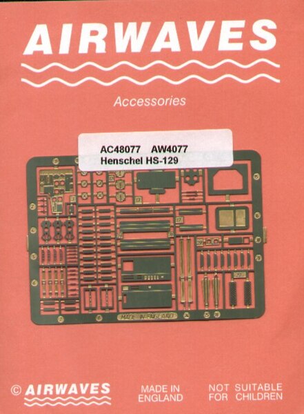 Detailset Henschel Hs129 AC48077