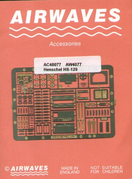 Detailset Henschel Hs129  AC48077