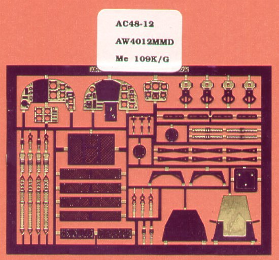 Detailset Messerschmitt ME109G/K  AC4812