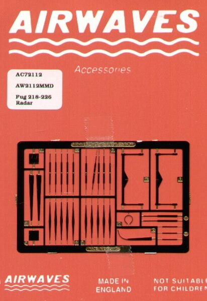 Detailset FUG218-226 Radar AC72112