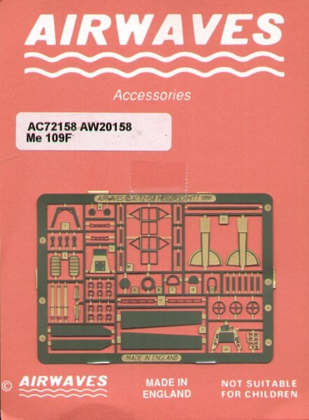 Messerschmitt BF109F Detail set (Italeri)  AEC72158