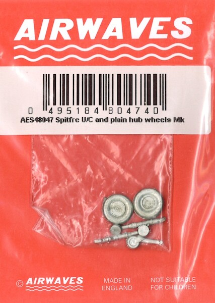 Spitfire MKI To MkIX U/carriage legs & Plain hub SC48047