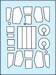 Mil Mi28NE Hokum Canopy and wheelhub masking set (Zvezda) MS720006