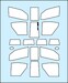 AH64A/D Apache  Canopy masking set (Italeri) MS720007