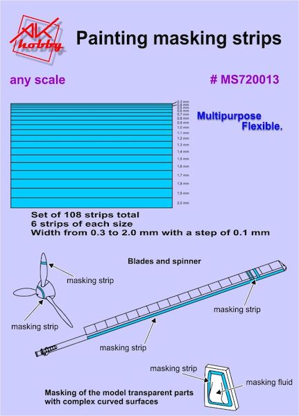 General Painting masking strips MS720013