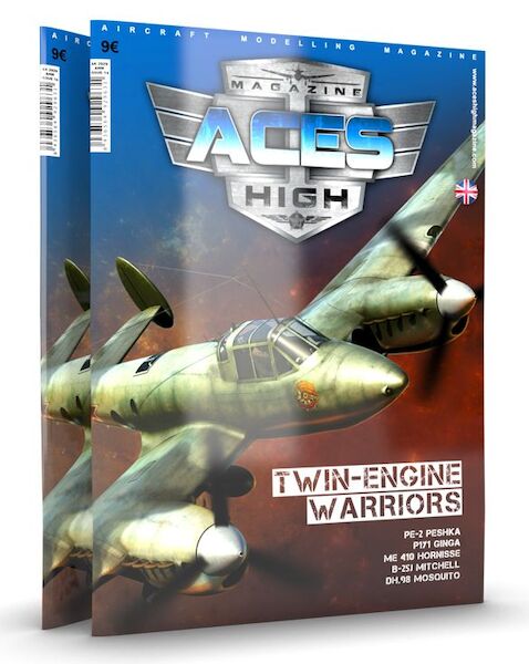 Aces High Magazine No 14: Twin-engined Warriors; Pe2, P1Y1 Ginga, Me410, B25J Mitchell, Mosquito  8436564929631
