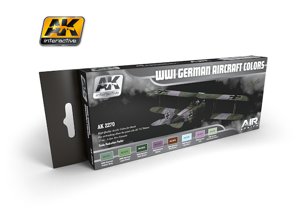 WW1 German Aircraft colours (IDEAL FOR WINGNUT WING KITS!)  AK2270