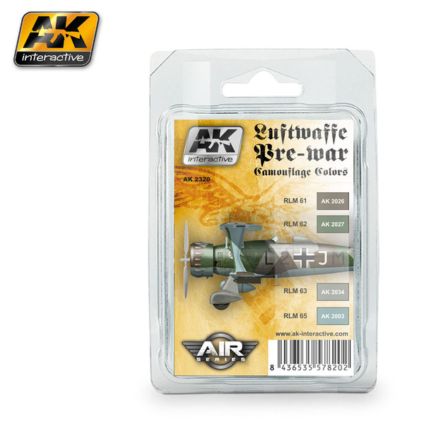 Luftwaffe Pre-war Camouflage colours AK2320