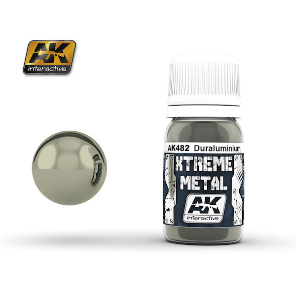 Xtreme metal - Duraluminium metal enamel paint AK482