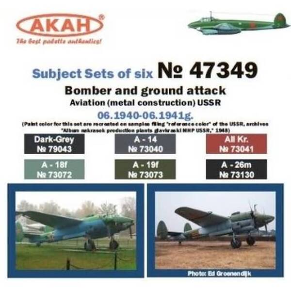 Bomber and Ground attack Aircraft WW2 Pe2, Pe8, IL2. Tu2 Metal construction 47349
