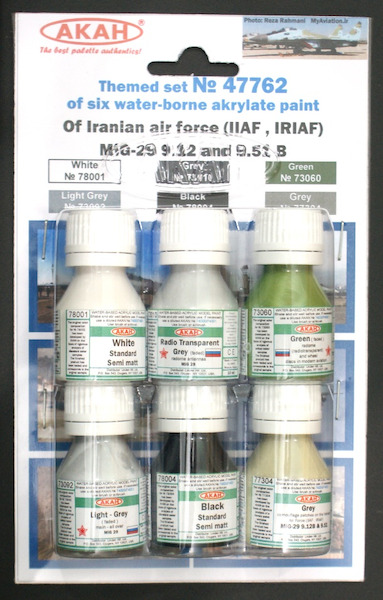 Iranian Air Force (IIAF , IRIAF) colours for MiG29 Fulcrum green scheme  47762