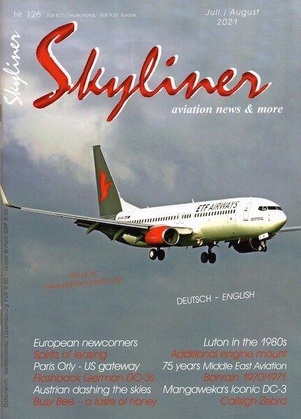 Skyliner, Aviation News & More Nr. 126 Juli/August2021  SKYLINER 126