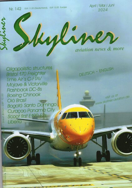 Skyliner, Aviation News & More Nr. 142 April, May, June 2024  SKYLINER 142
