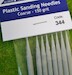 Plastic Sanding needles coarse 150 grit 344