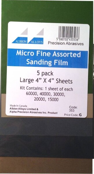 Micro fine assorted Sanding film  353