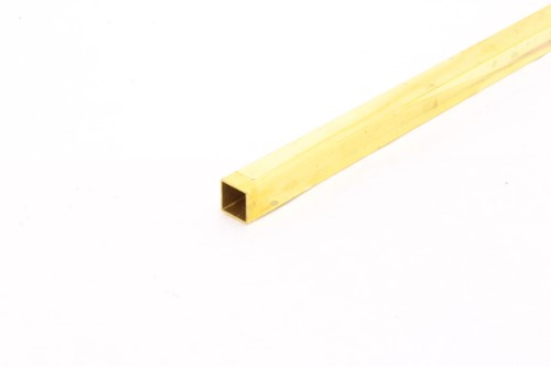Square messing pipe 6,35mm x 0,353mm (2) SB4M