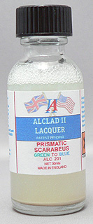 Alclad II Lacquer "Scarabeus Blue to Green prismatic finish" Spray paint only!  ALC-201