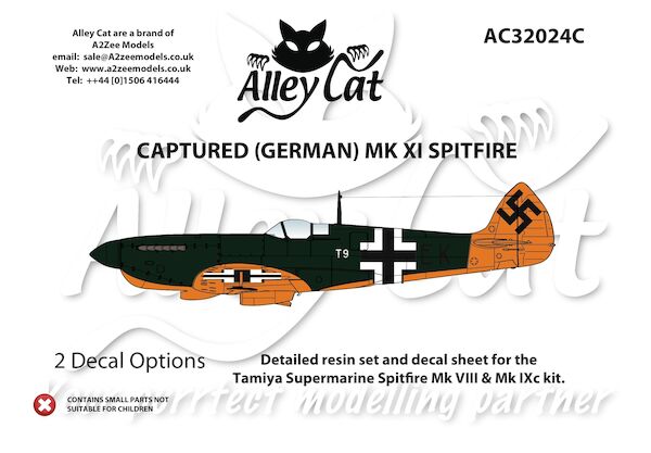 Supermarine Spitfire MKXI Captured Conversion Set (Tamiya) ac32024c