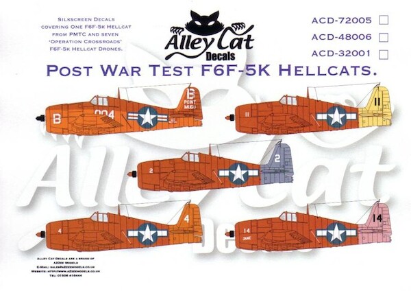 Post War Test F6F-5K Hellcats acd72005