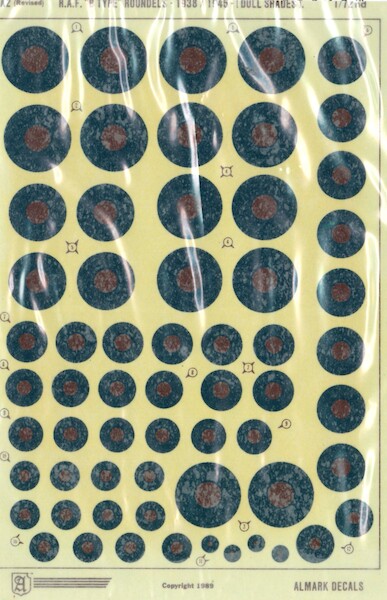 RAF B Type Roundels 1938-1945 (Dull Type) A.02