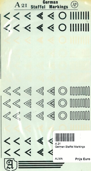 German Staffel Markings  A.21