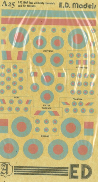 RAF Low-Viz Roundel en fin flashes A.25
