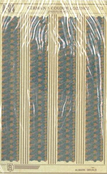 German 5 Colour Lozenge Undersurface A.34