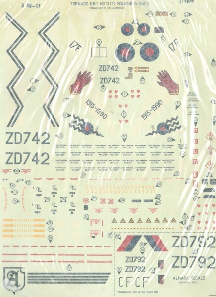 Tornado GR1a (17sq RAF) (One only)  A48-17