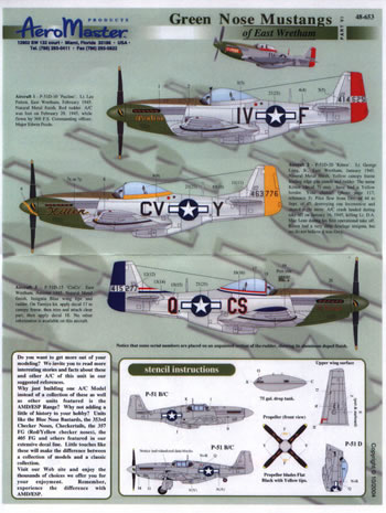 Green Nose Mustangs of East Wretham Part 6 (P51D)  AMD48-653