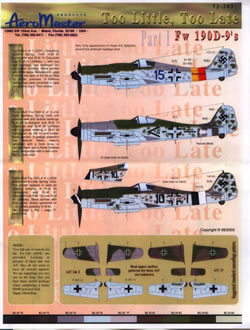 Too Little Too Late part I: FW190D-9  AMD72-203