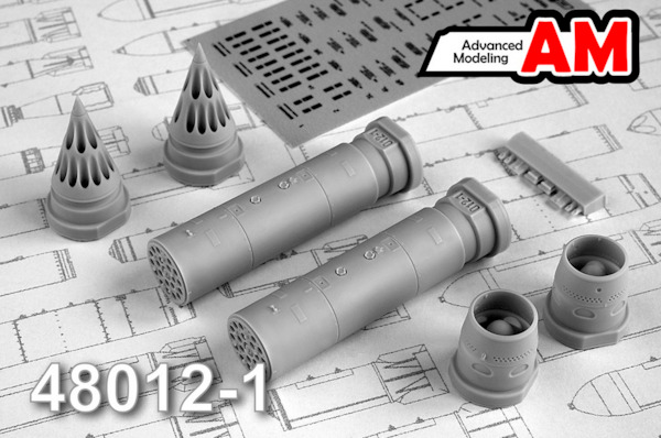 B8M -1 80mm Airborne Rocket Launcher units (2x)  AMC48012-1