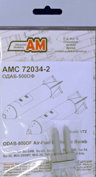 ODB -500OF High explosive bombs (2x)  AMC72034-2