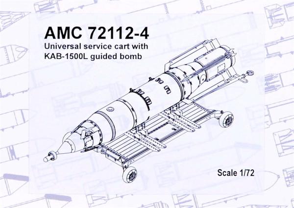 Universal service cart with KAB1500L Bomb AMC72112-4