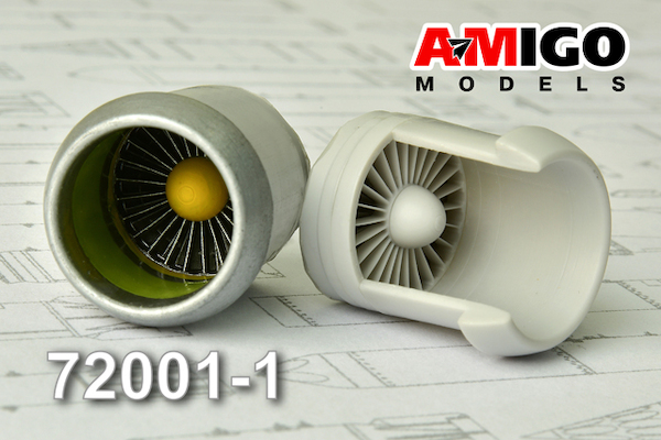D30 turbojet engines for VVA14 (Modelvit) AMG72001-1