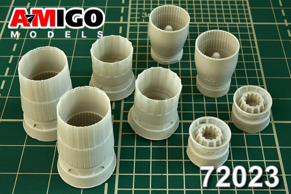 AL31F Exhaust nozzles for Suchoi Su27 family (Trumpeter, Hasegawa, Zvezda)  AMG72023