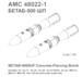 Betab-500ShP Concrete piercing Bombs small tailfins (2x) AMC48022-1
