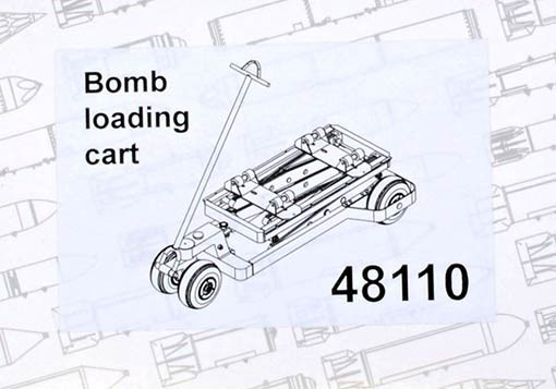 Soviet bomb loading Cart AMC48110
