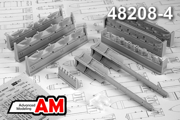 R73 Air-Air missiles with P-72-1D Launcher  AMC48208-3