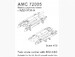 Twin store Carrier with BD3-USK Rack and BL13L 122mm airborne rocket launchers for Su34/Su35 AMC72005-3