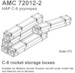 HAP C8 Rocket Storage Boxes (5x) AMC72012-2