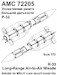 R33E Long range Air To Air Mossile Air to Air missile (2x) AMC72205