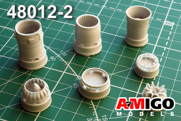 R13-300 engine exhaust nozzle for MiG21SM/SMT/MF/PF  Aircraft  AMG48012-2