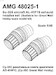 AL41F1S Exhaust nozzle set (Sukhoi Su35S Great Wall) (RESTOCK) AMG48025-1