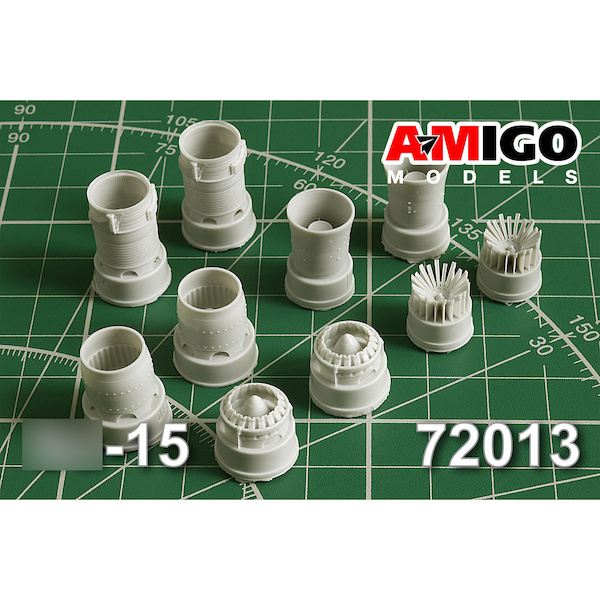 R13-300 engine exhaust nozzles for Sukhoi Su15M/TM Aircraft AMG72013-1