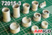 R15B-300 engine exhaust nozzles for MiG25PD/RU/PU Foxbat (ICM) AMG72015-3