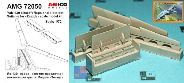 Yakovlev Yak130 Flaps and Slats set (Zvezda) AMg72050