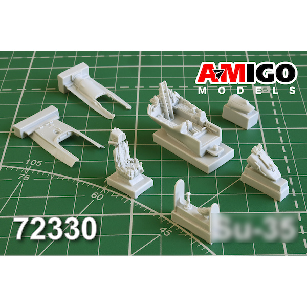 Sukhoi Su35 aircraft cockpit set w/ejection seat K-36D-5 (Hasegawa) AMG72330