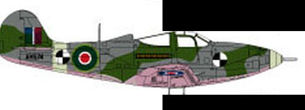 Bell Airacobra MKI (AH574 for Royal Navy Tests) (Special hobby P39D) AMLA32033