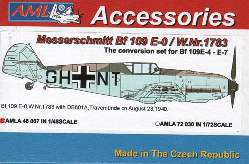 Messerscmitt BF109E-0 / W.Nr1783 carrierhook testplane AMLA48007